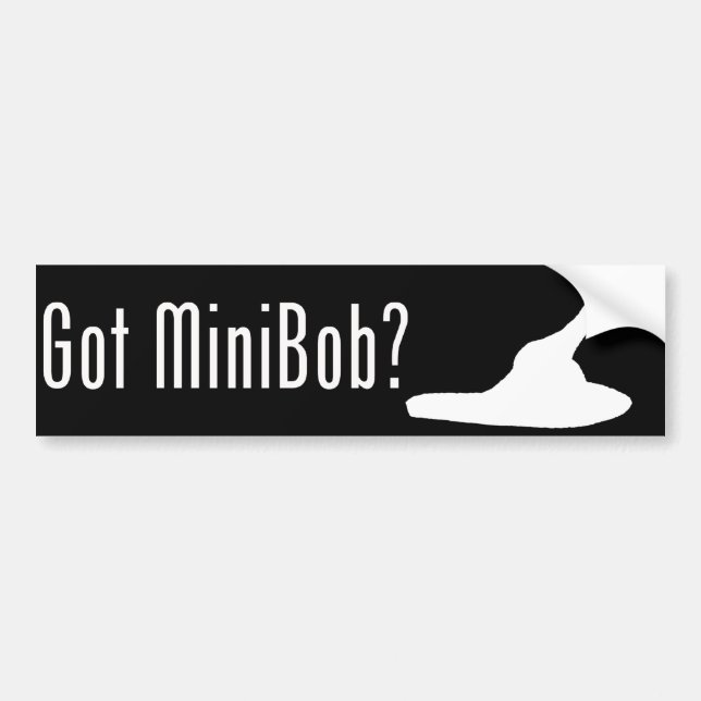 Autocollant De Voiture MiniBob obtenu ? (Devant)