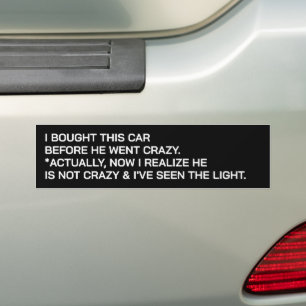 Autocollant De Voiture Mis à jour J'ai acheté cette voiture avant qu'il n