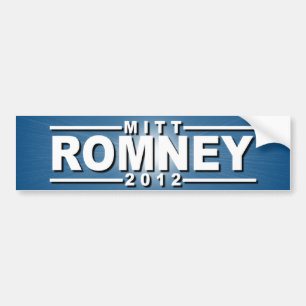 Autocollant De Voiture Mitt Romney 2012