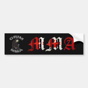 Autocollant De Voiture MIXED MARTIAL ART sinistre Canada Bumpersticker