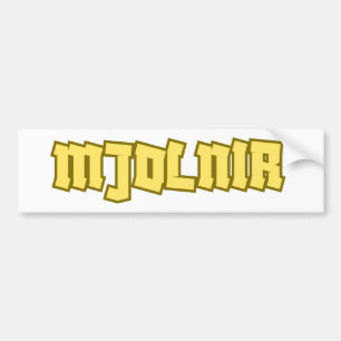 Autocollant De Voiture Mjolnir