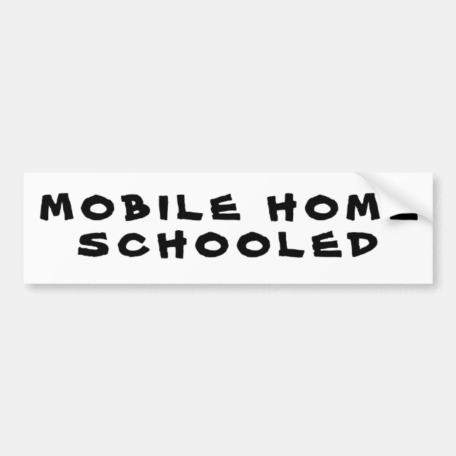 Autocollant De Voiture Mobil Home School (Devant)