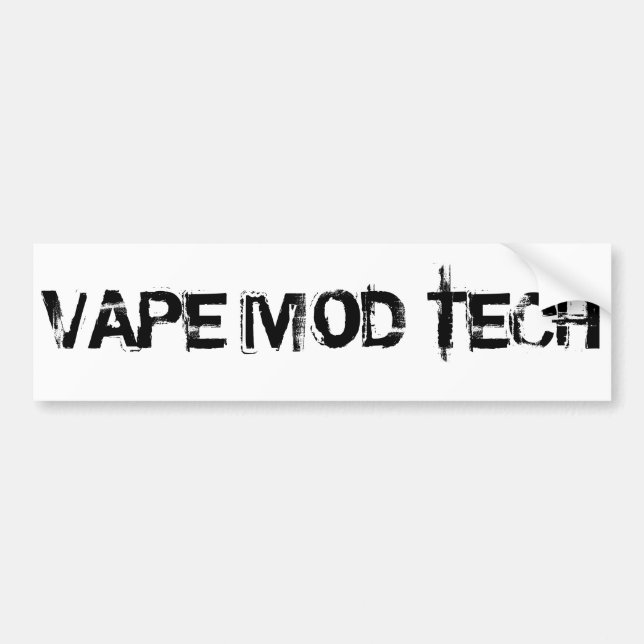 AUTOCOLLANT DE VOITURE MOD TECH DE VAPE (Devant)