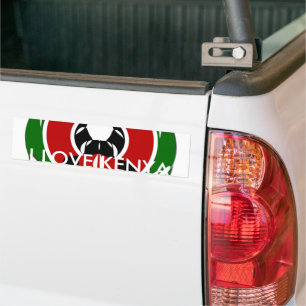 Autocollant De Voiture Modèle d'autocollants de pare-chocs Kenya