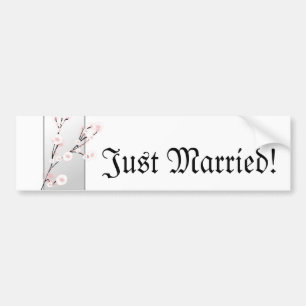 Autocollant De Voiture Modèle de fleurs de cerisier de mariage