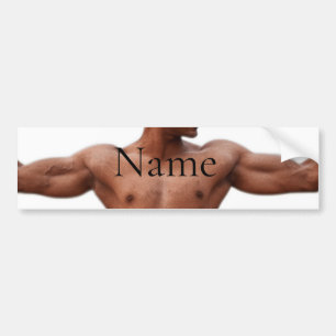 Autocollant De Voiture Modèle Fitness Homme Thunder_Cove