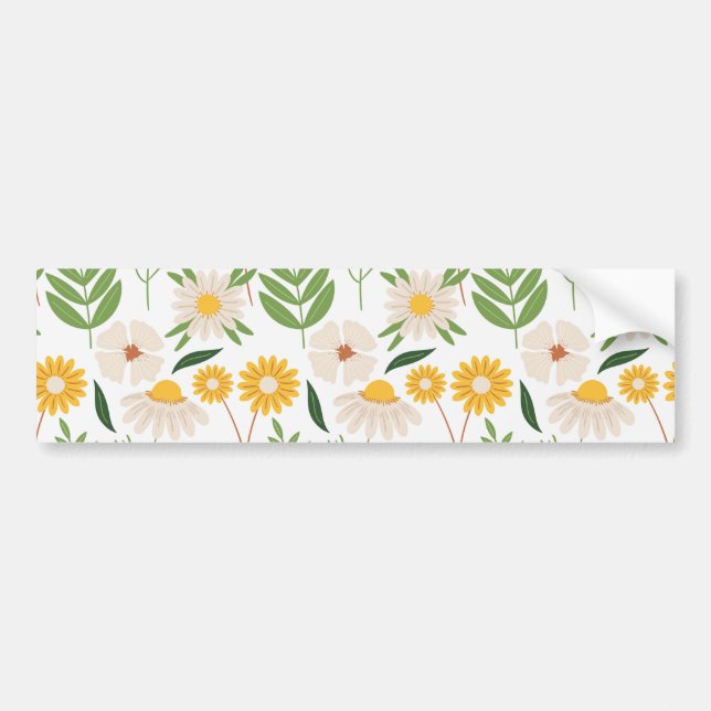 Autocollant De Voiture Modèle floral (Devant)