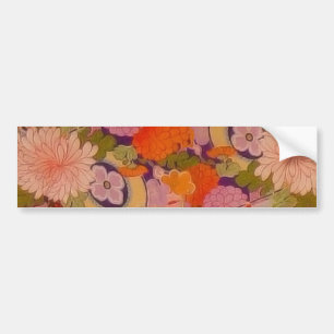 Autocollant De Voiture Modèle floral rose kimono