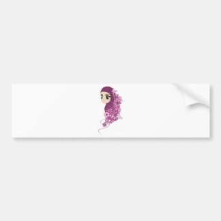 Autocollant De Voiture Modestie Girly