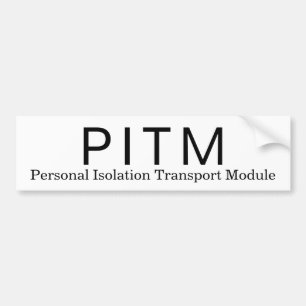 Autocollant De Voiture Module de transport d'isolement personnel