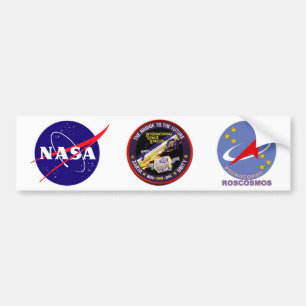 Autocollant De Voiture Modules de Zarya-Unité de l'ISS