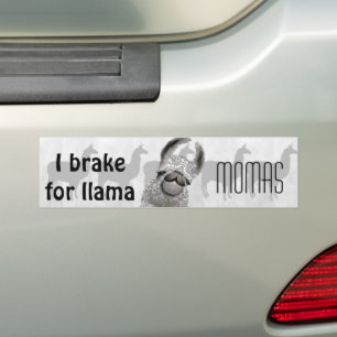 Autocollant De Voiture Moma Llama Menhdi Motif