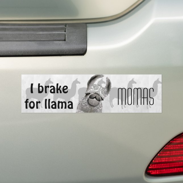 Autocollant De Voiture Moma Llama Menhdi Motif (En voiture)