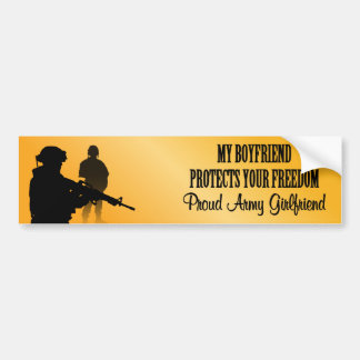Autocollant De Voiture Mon ami protègent votre liberté (amie d'armée