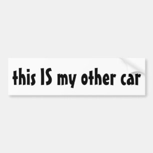 Autocollant De Voiture Mon autre adhésif pour pare-chocs de voiture