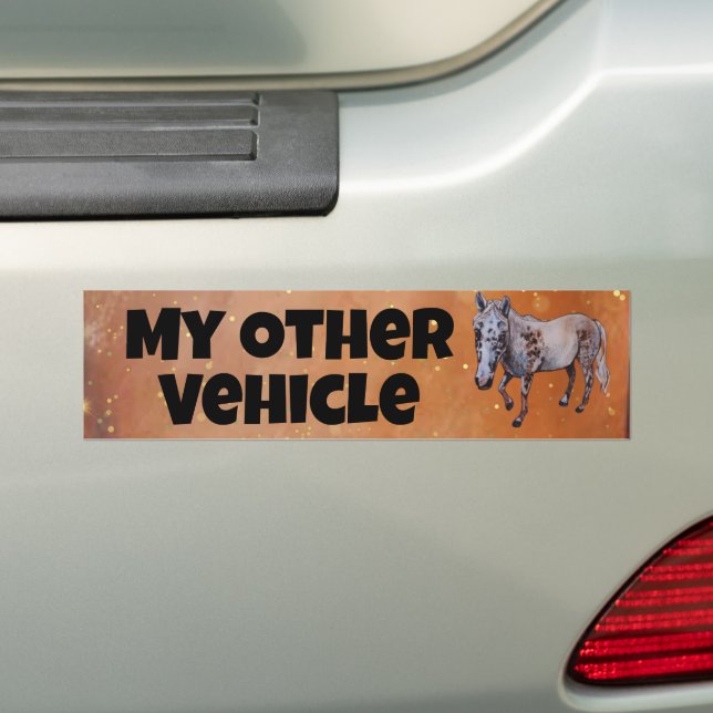 Autocollant De Voiture mon autre cheval de voiture (En voiture)