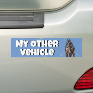 Autocollant De Voiture mon autre cheval de voiture