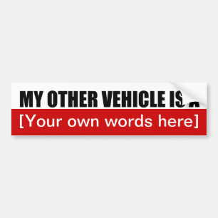 Autocollant De Voiture mon-autre-véhicule-est-a-01