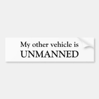 Autocollant De Voiture Mon autre véhicule est, TOUCHÉ