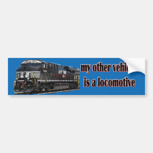 Autocollant De Voiture Mon autre véhicule est une locomotive NS