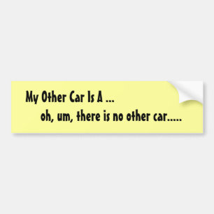 Autocollant De Voiture Mon autre voiture est A…