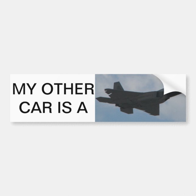 Autocollant De Voiture Mon autre voiture est Raptor (Devant)
