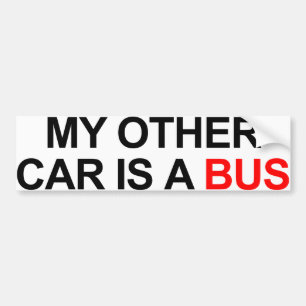 Autocollant De Voiture Mon autre voiture est un autobus