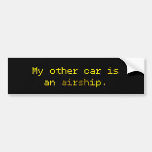 Autocollant De Voiture Mon Autre Voiture Est Un Avion