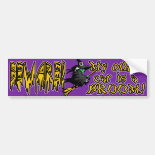 Autocollant De Voiture Mon Autre Voiture est une Broom ! Bumper Sticker