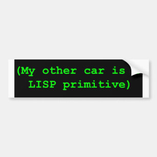 Autocollant De Voiture Mon autre voiture - LISP