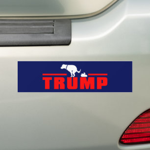 Autocollant De Voiture Mon chien déteste Trump Anti-Trump