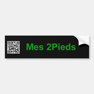 Autocollant De Voiture Mon code Kaywa Dan Bizet Bannière Mes2Pieds de QR