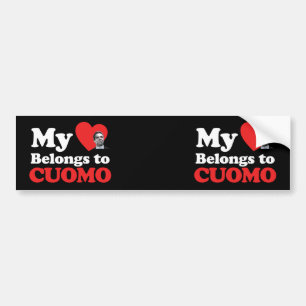 Autocollant De Voiture Mon coeur appartient à Cuomo