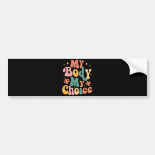 Autocollant De Voiture Mon corps Mon choix Feminist Pro choix