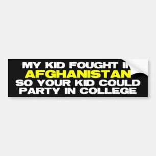 Autocollant De Voiture Mon enfant combattu en Afghanistan