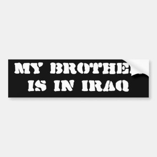 Autocollant De Voiture Mon frère est en Irak