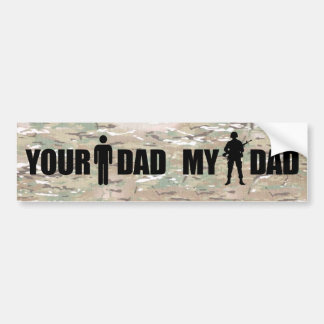 Autocollant De Voiture Mon papa est dans les militaires