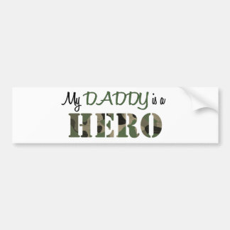 Autocollant De Voiture Mon PAPA est un HÉROS