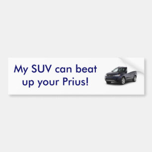 Autocollant De Voiture Mon SUV peut battre votre Prius ! Adhésif pour