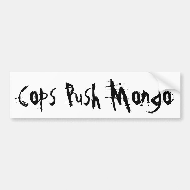 Autocollant De Voiture mongo de poussée de cannettes de fil (voyou) (Devant)