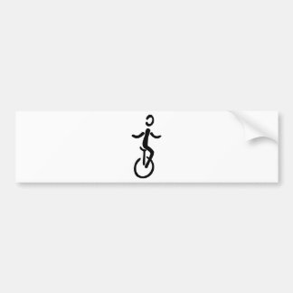 Autocollant De Voiture Monocycle