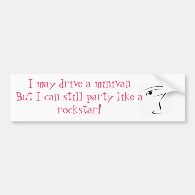 Autocollant De Voiture Monospace de Rockstar (Devant)