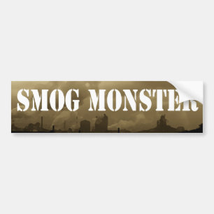 Autocollant De Voiture Monstre de brouillard enfumé