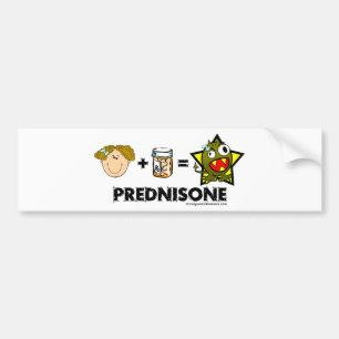 Autocollant De Voiture Monstre de prednisone