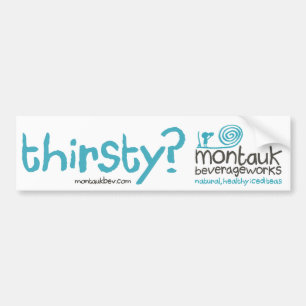 Autocollant De Voiture Montauk BeverageWorks - adhésif pour pare-chocs