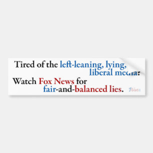 Autocollant De Voiture Montre Fox News