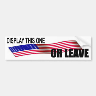AUTOCOLLANT DE VOITURE MONTREZ CELUI-CI OU LEAVE-5