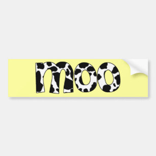 AUTOCOLLANT DE VOITURE MOO