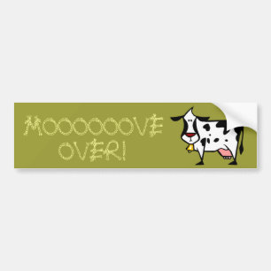 Autocollant De Voiture Moooooove plus de ! Adhésif pour pare-chocs