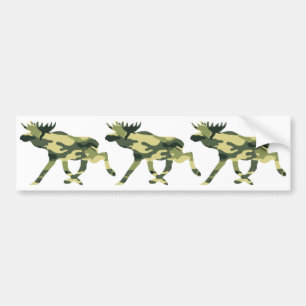 Autocollant De Voiture Moose / Elk Woodland Camouflage / Camo